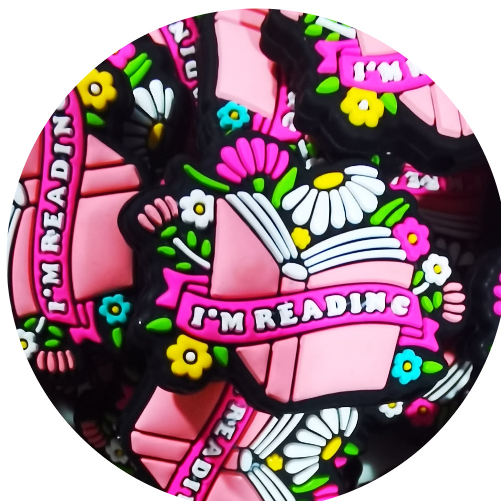 I'M READINC Silicone Focal Beads