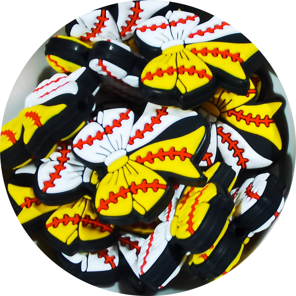 Bow with silicone Focal beads