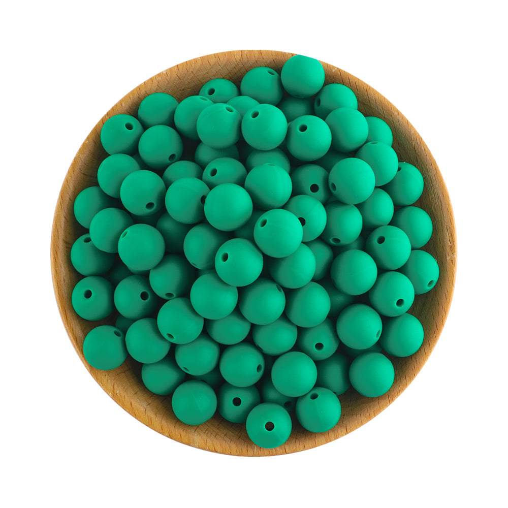 12mm Silicone Round Bead