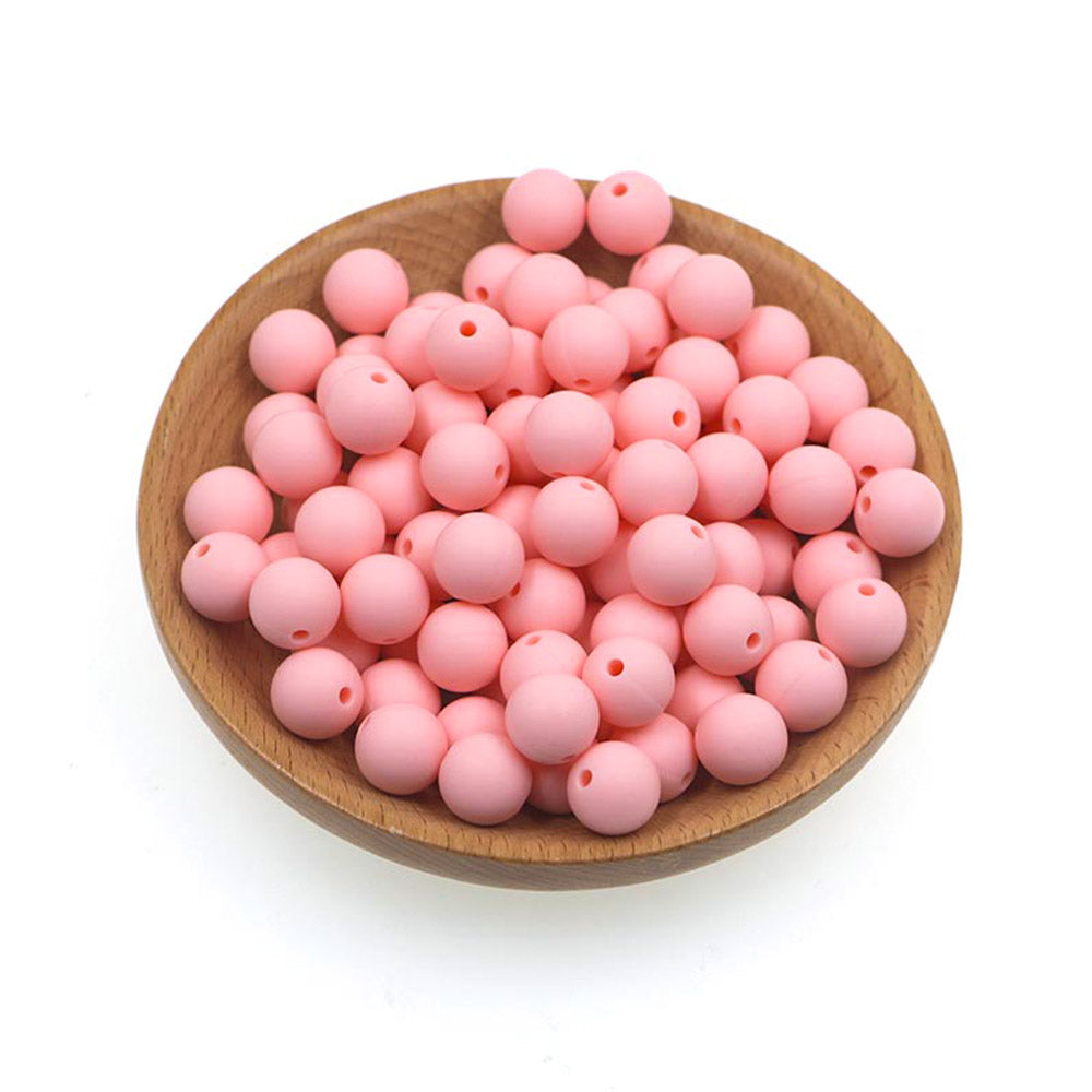 12mm Silicone Round Bead