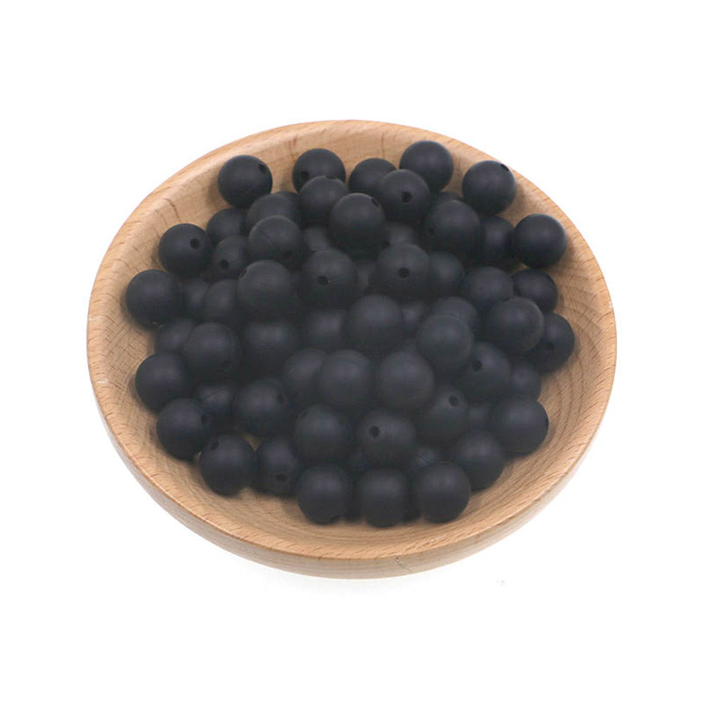 12mm Silicone Round Bead