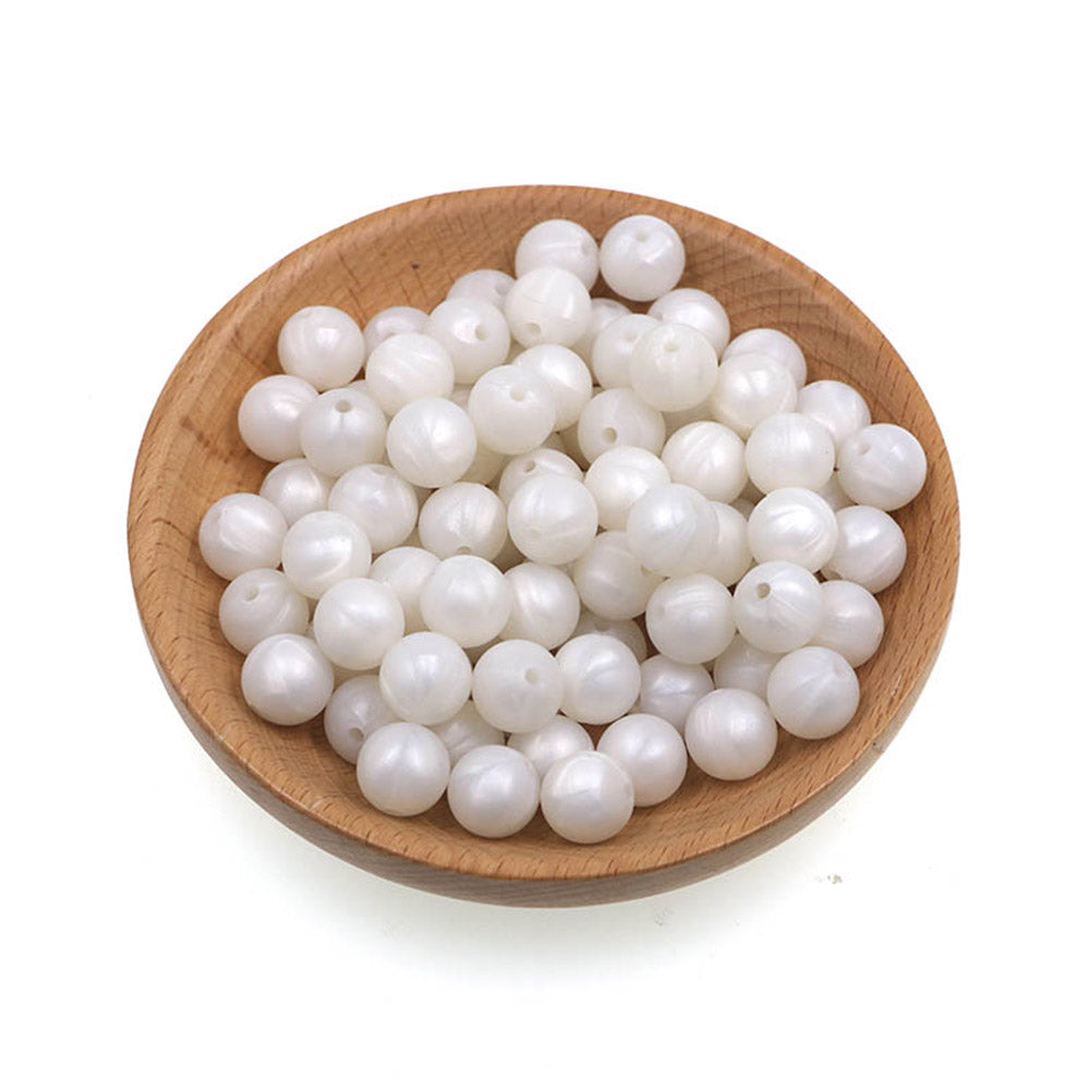 12mm Silicone Round Bead
