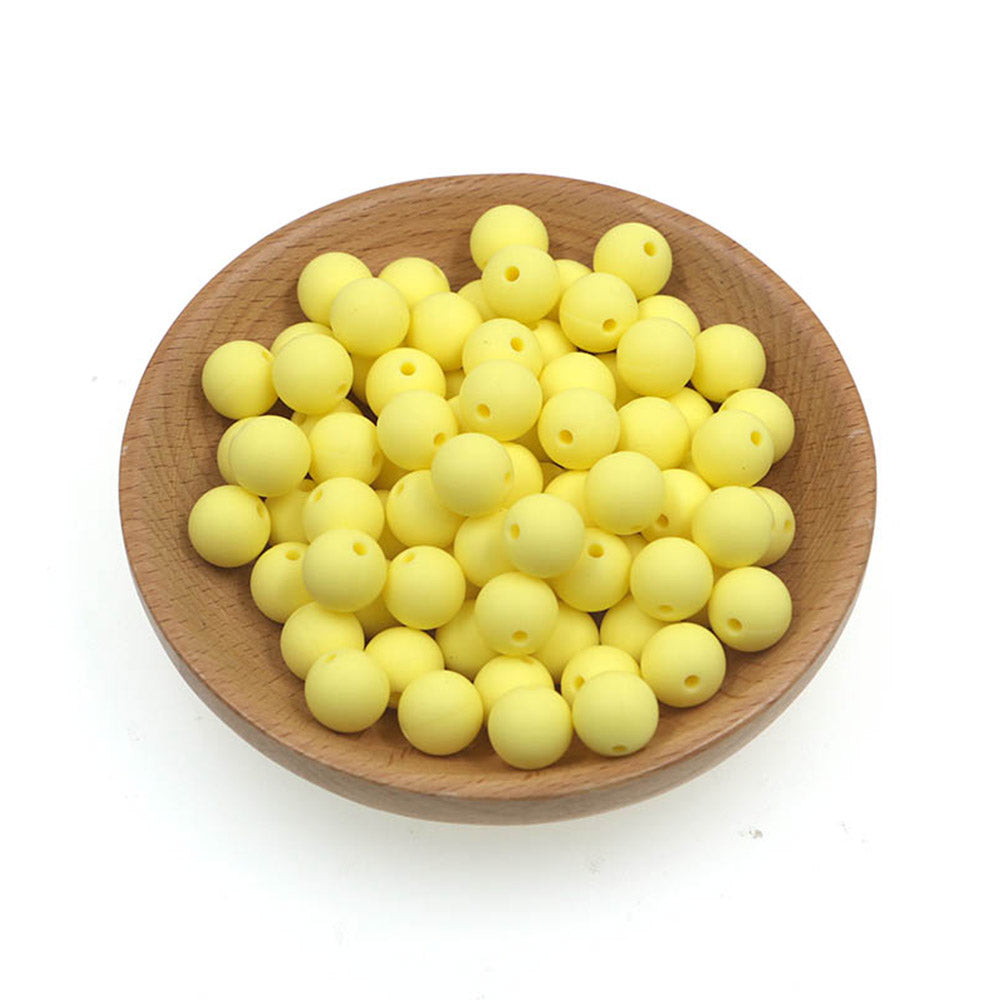 12mm Silicone Round Bead