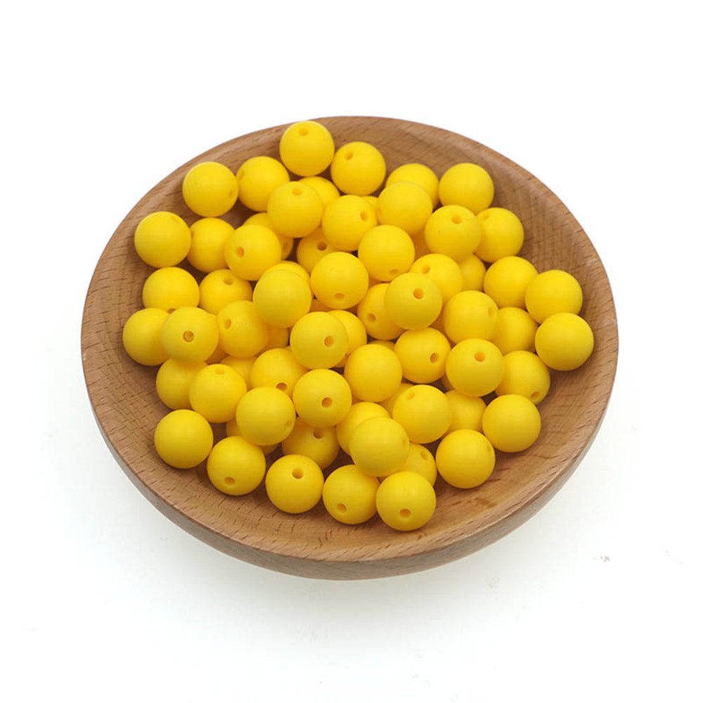 12mm Silicone Round Bead