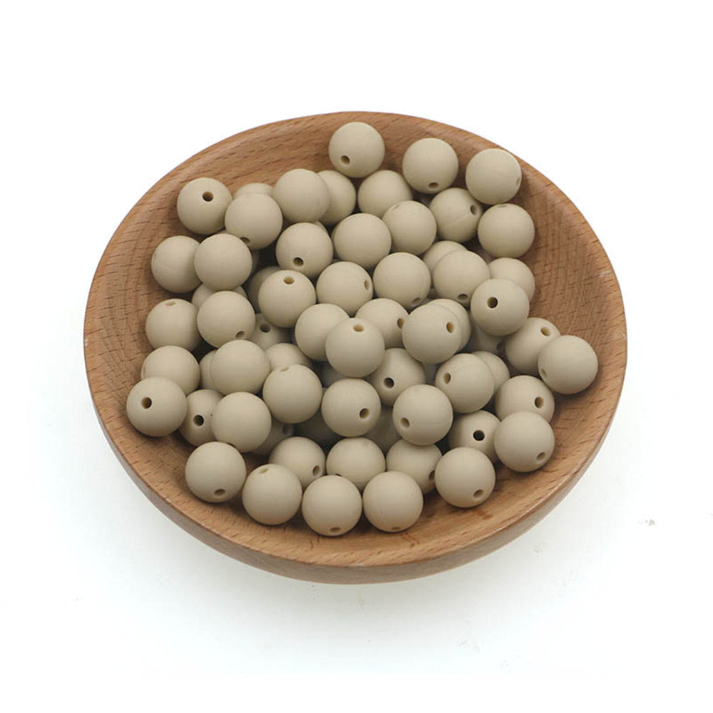 12mm Silicone Round Bead