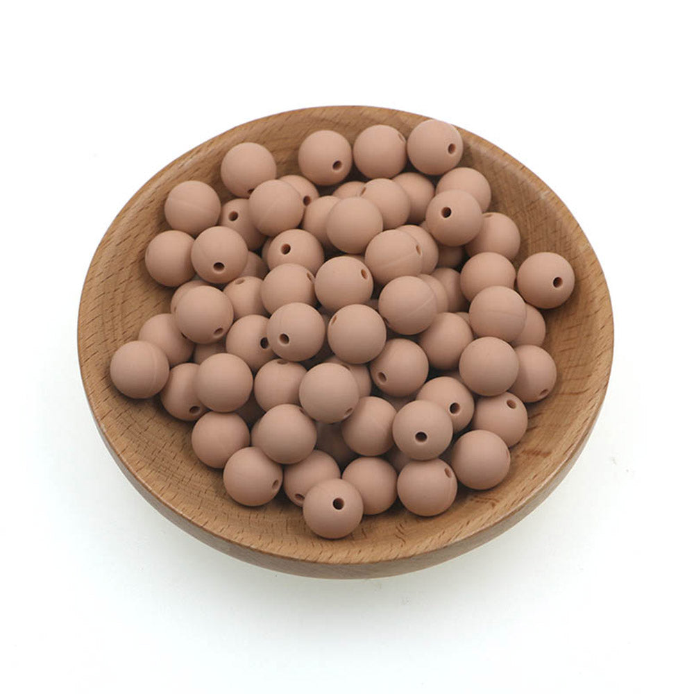 12mm Silicone Round Bead