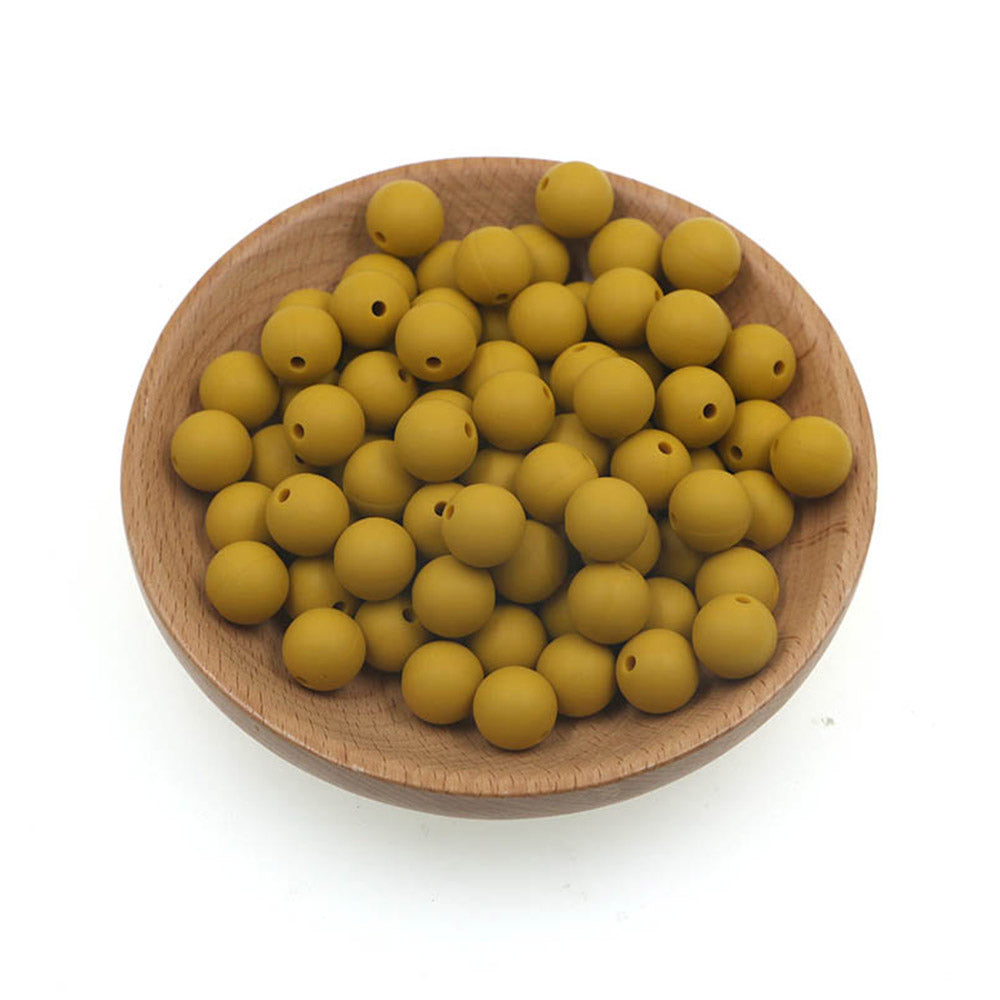 12mm Silicone Round Bead