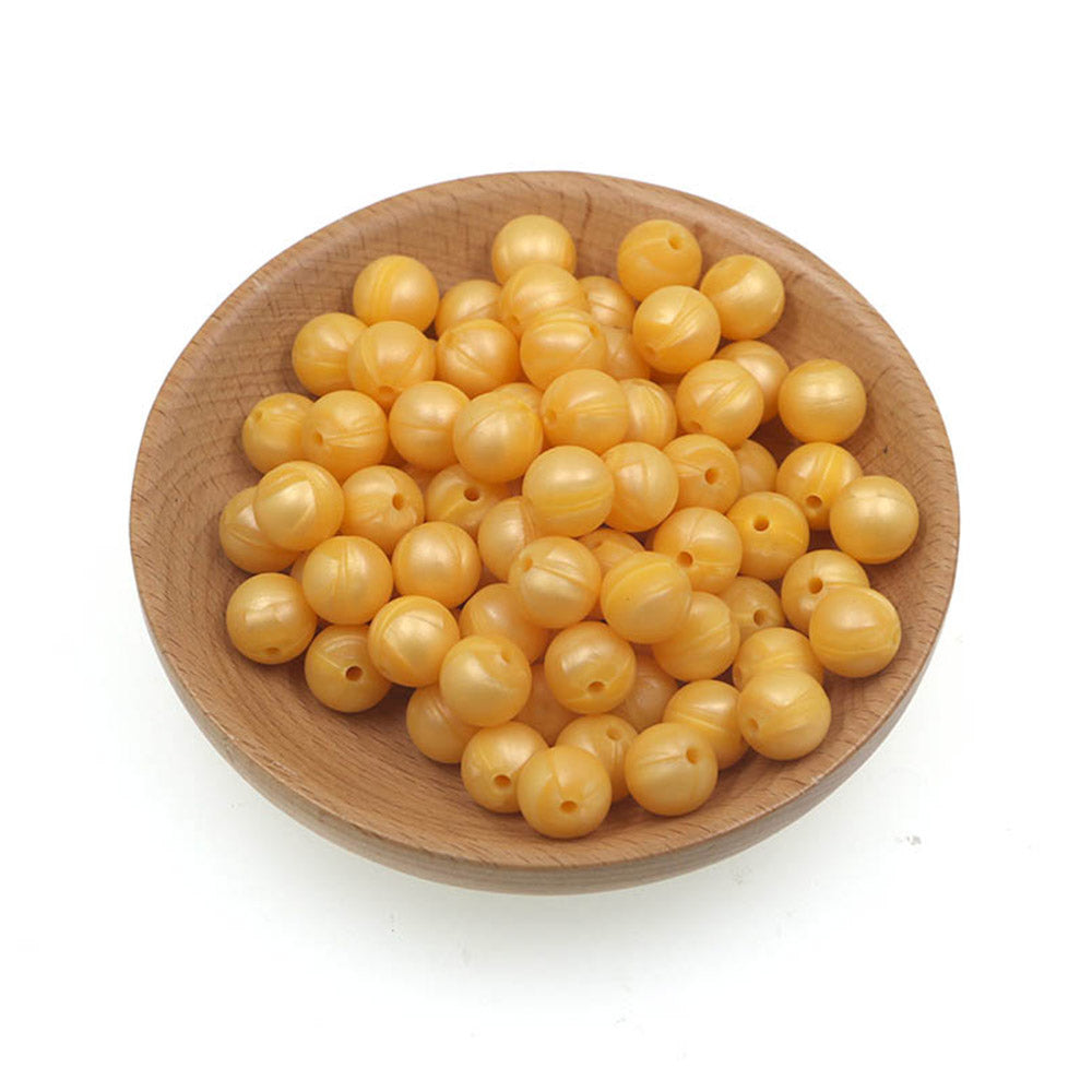 12mm Silicone Round Bead