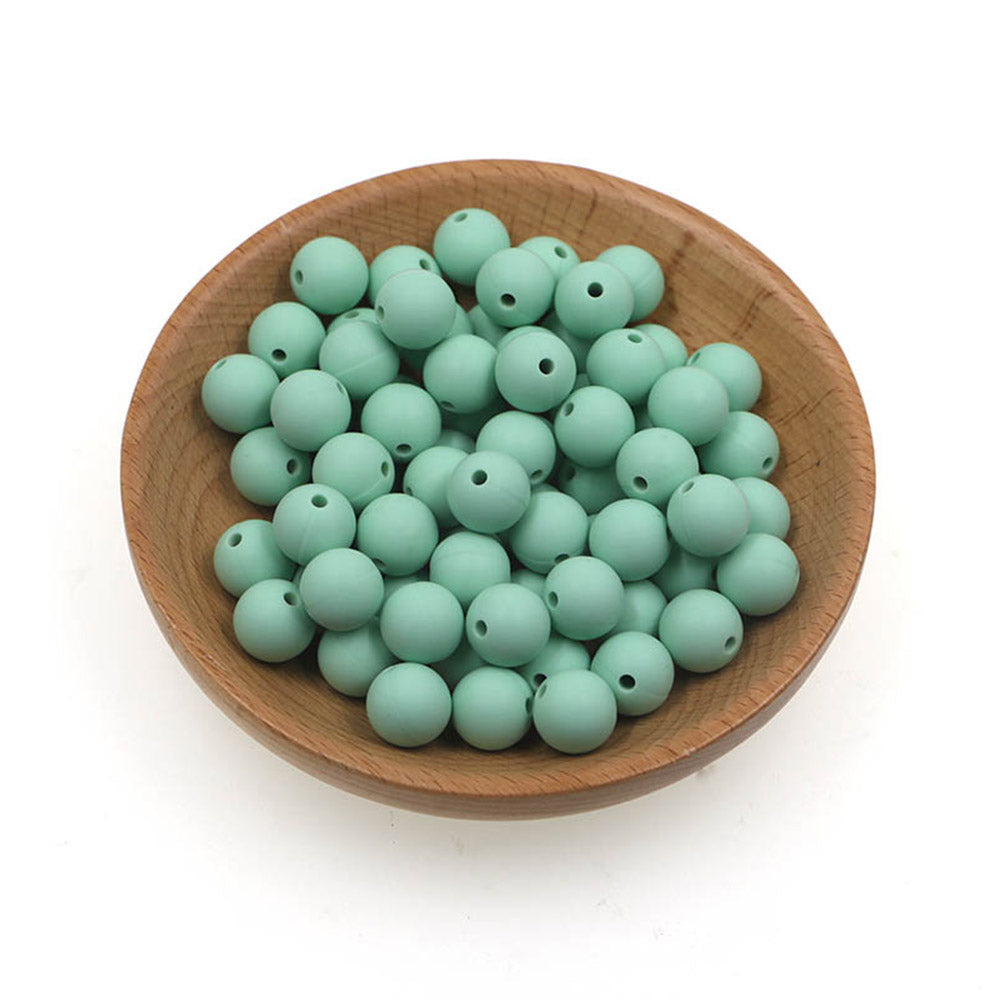 12mm Silicone Round Bead