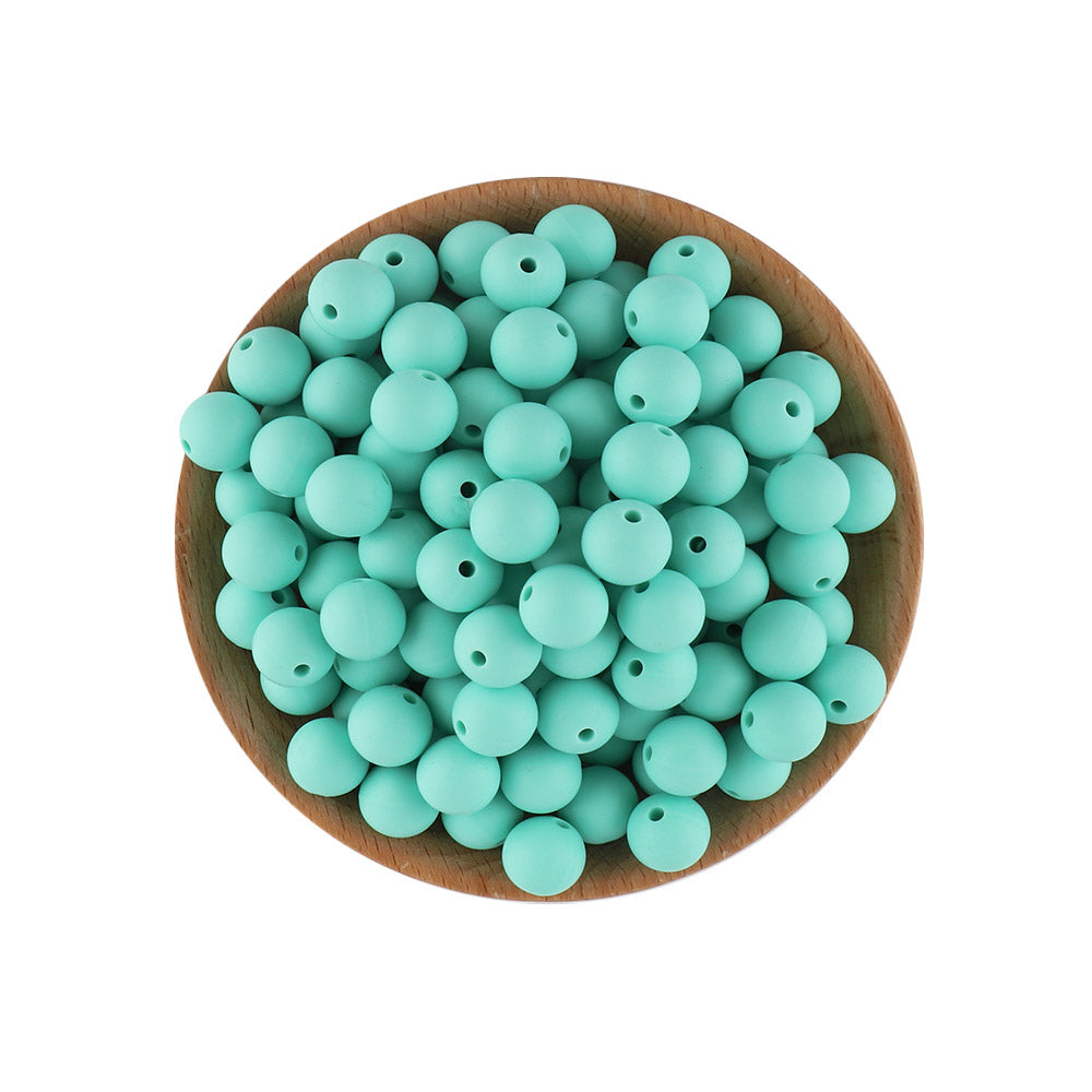 12mm Silicone Round Bead