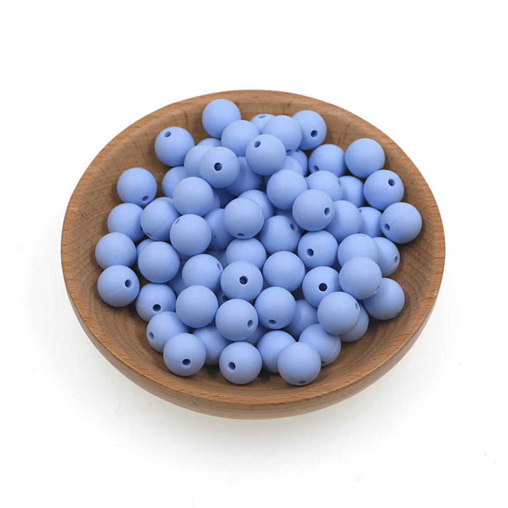 12mm Silicone Round Bead