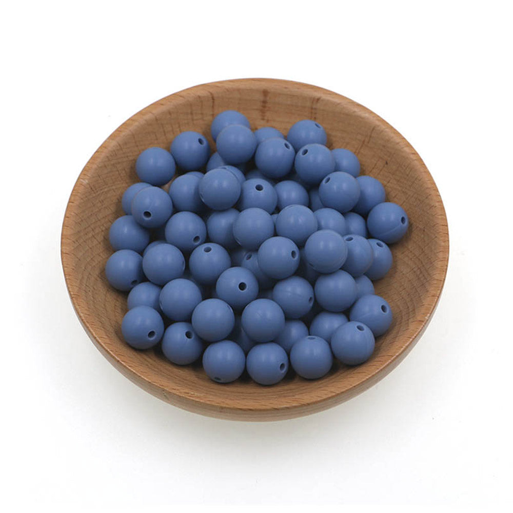 12mm Silicone Round Bead