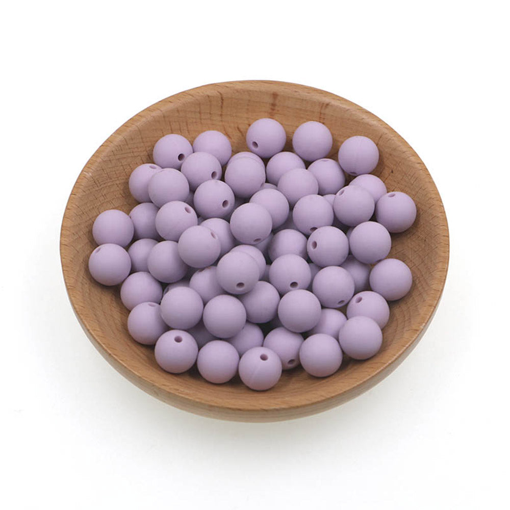12mm Silicone Round Bead