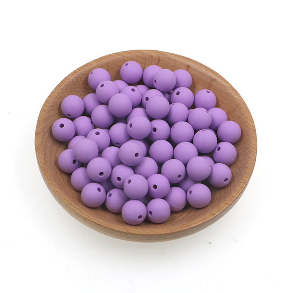 12mm Silicone Round Bead