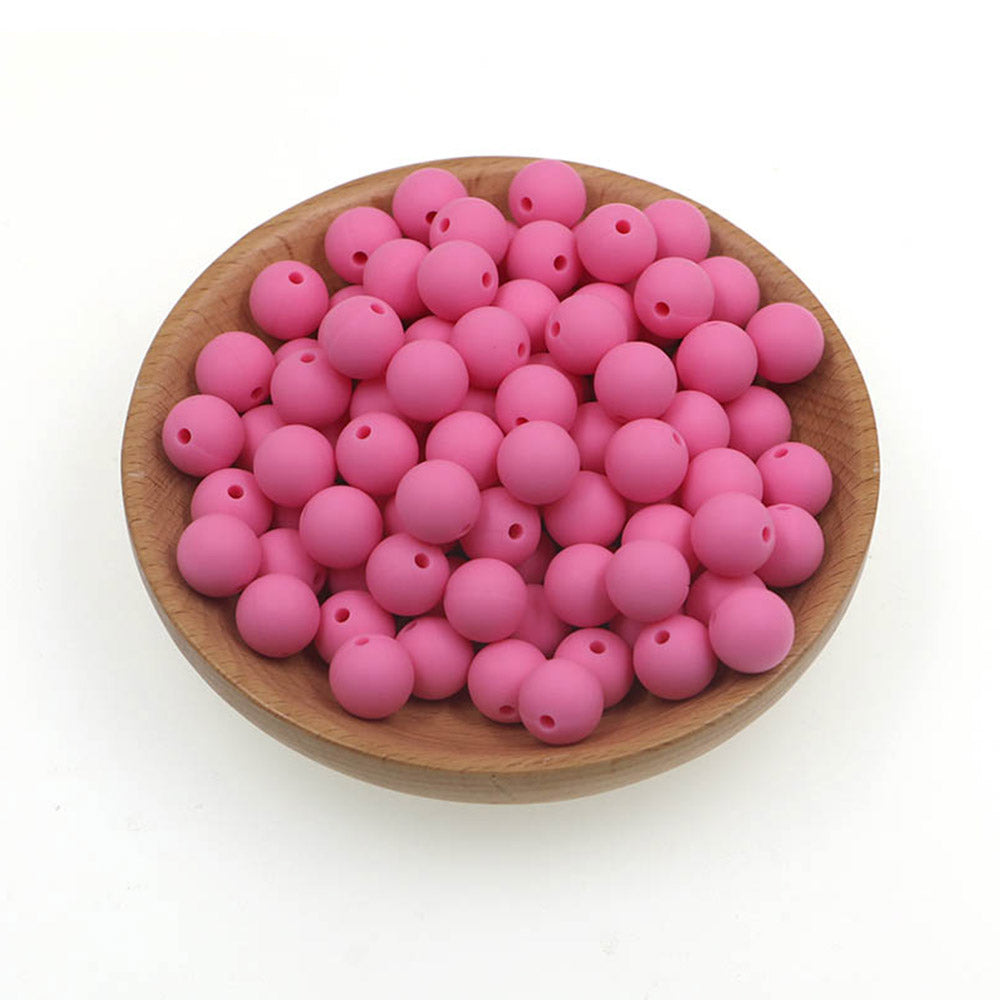 12mm Silicone Round Bead