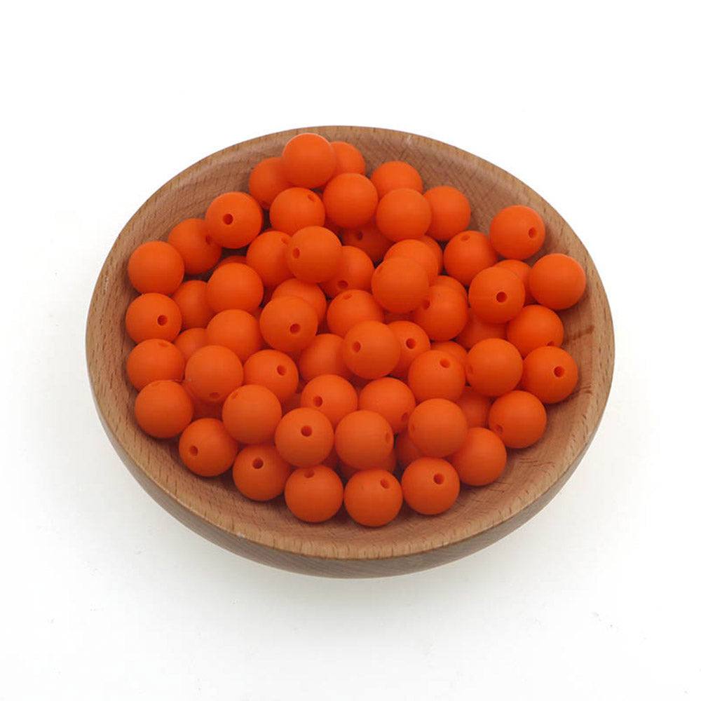 12mm Silicone Round Bead