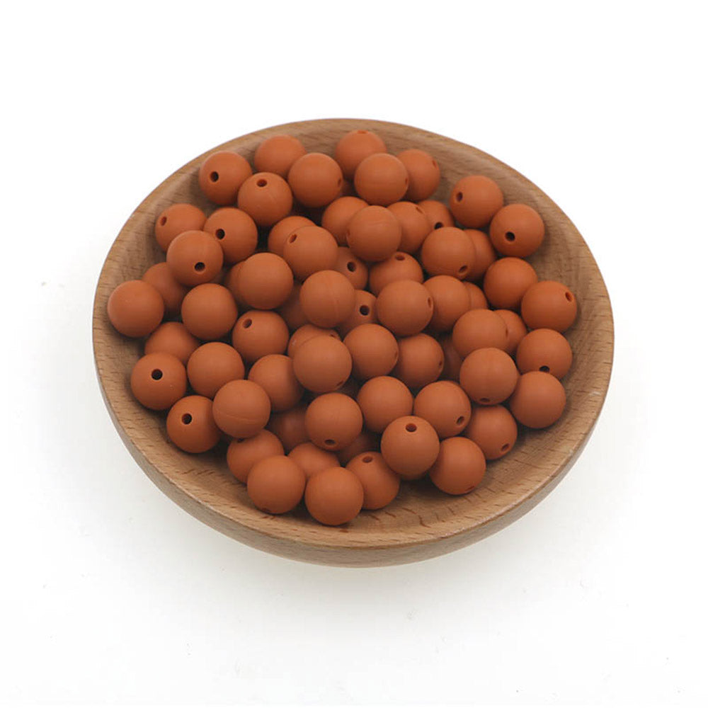 12mm Silicone Round Bead