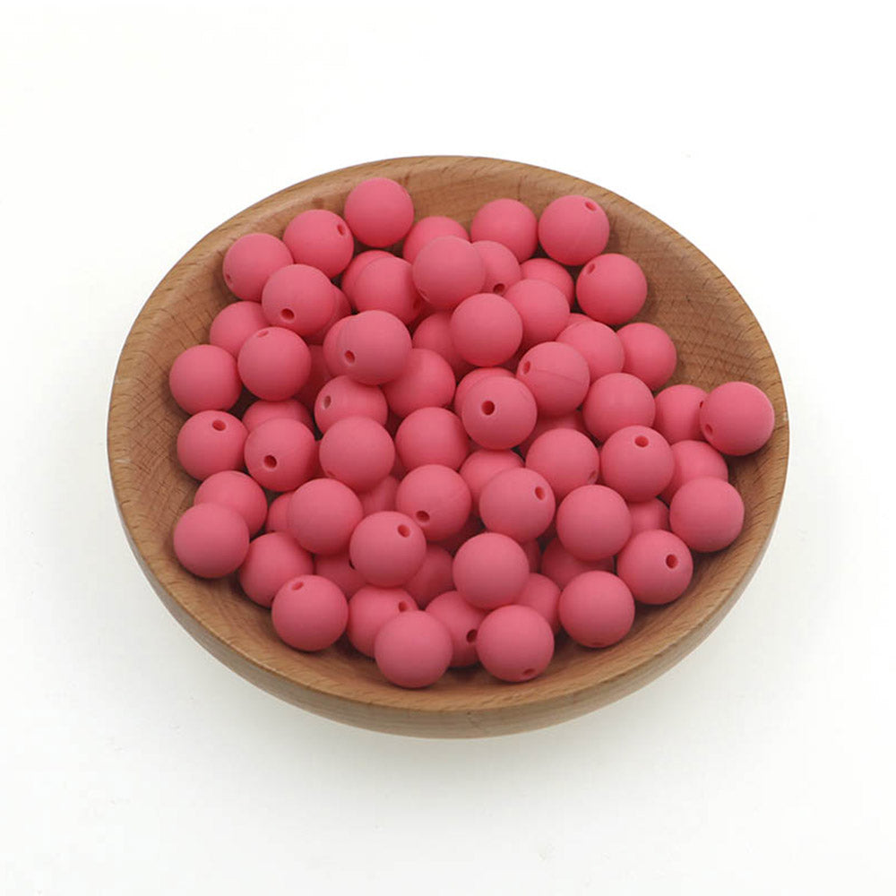 12mm Silicone Round Bead