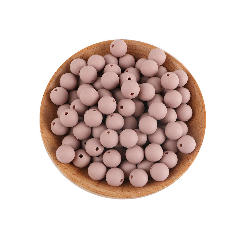 12mm Silicone Round Bead