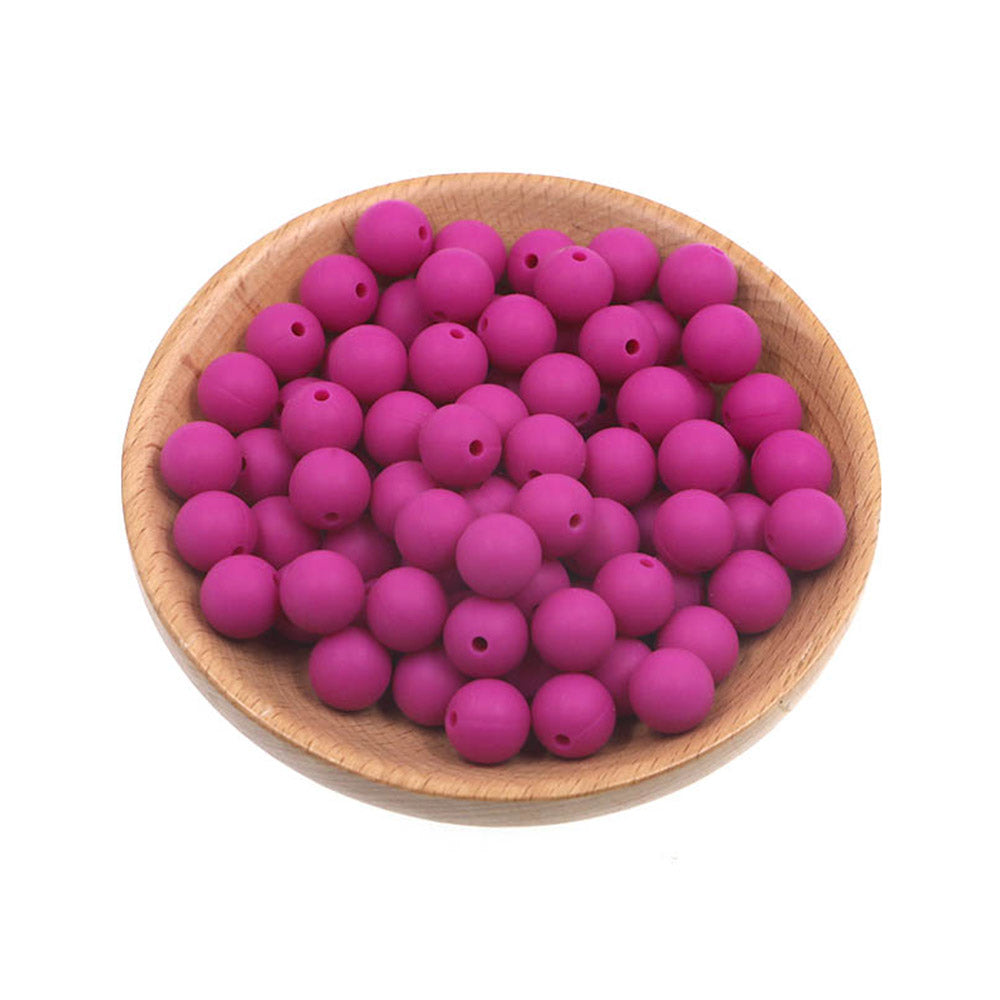 12mm Silicone Round Bead