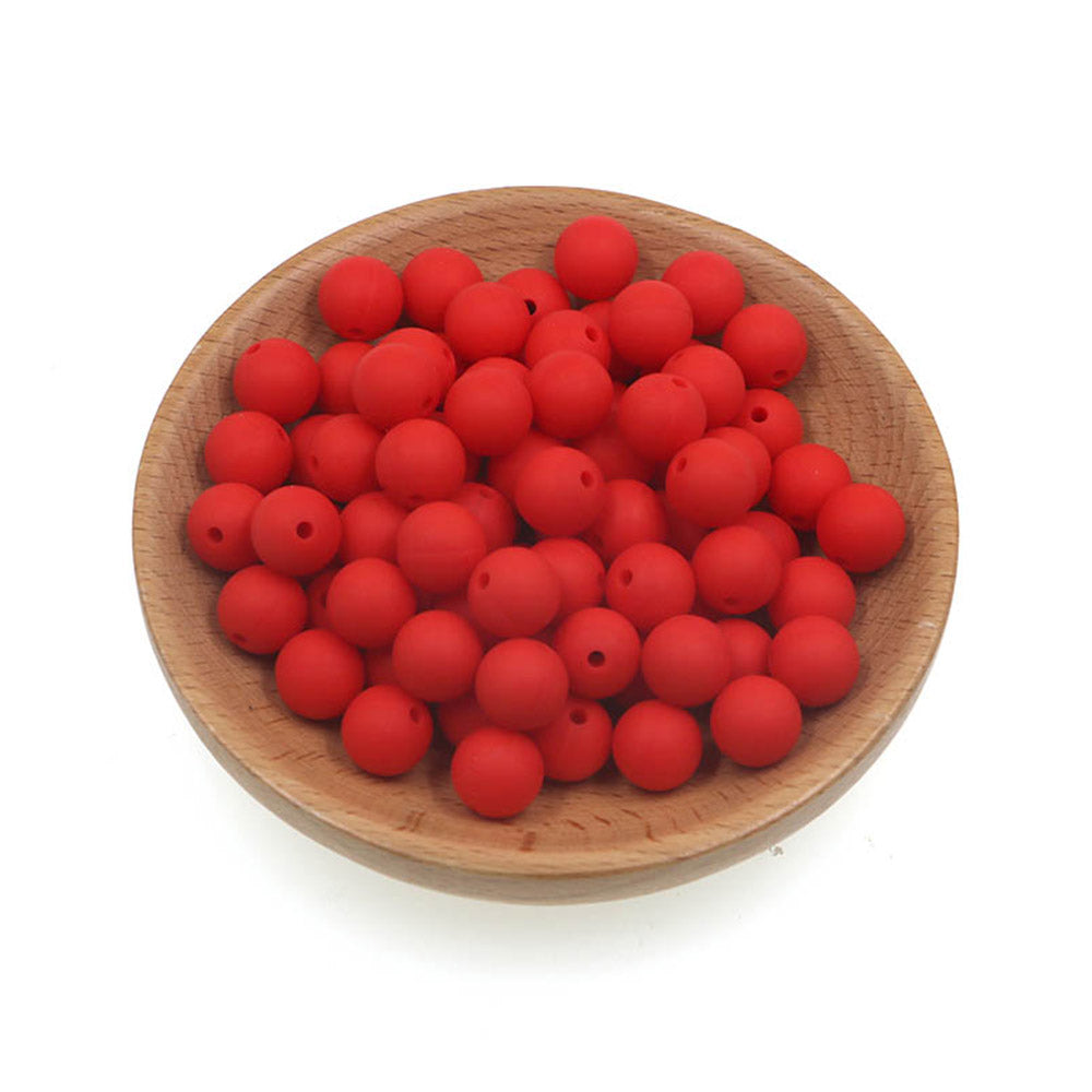 12mm Silicone Round Bead