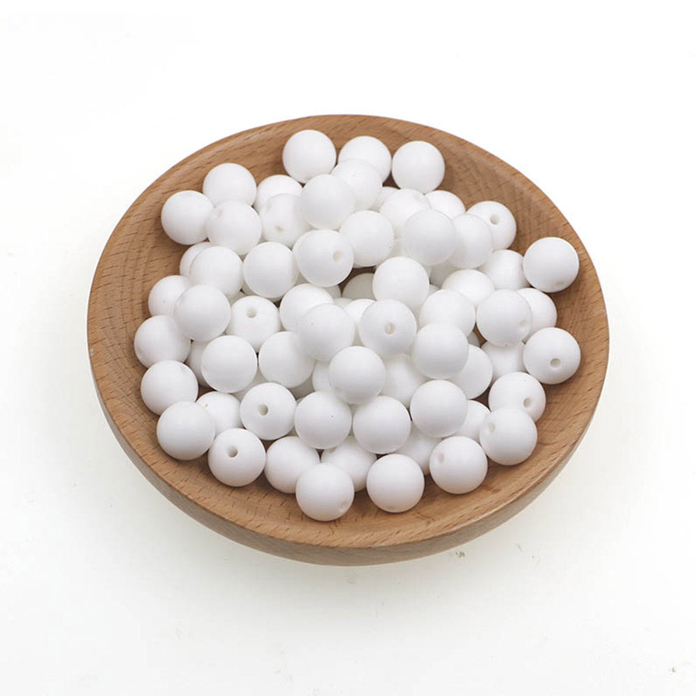 12mm Silicone Round Bead