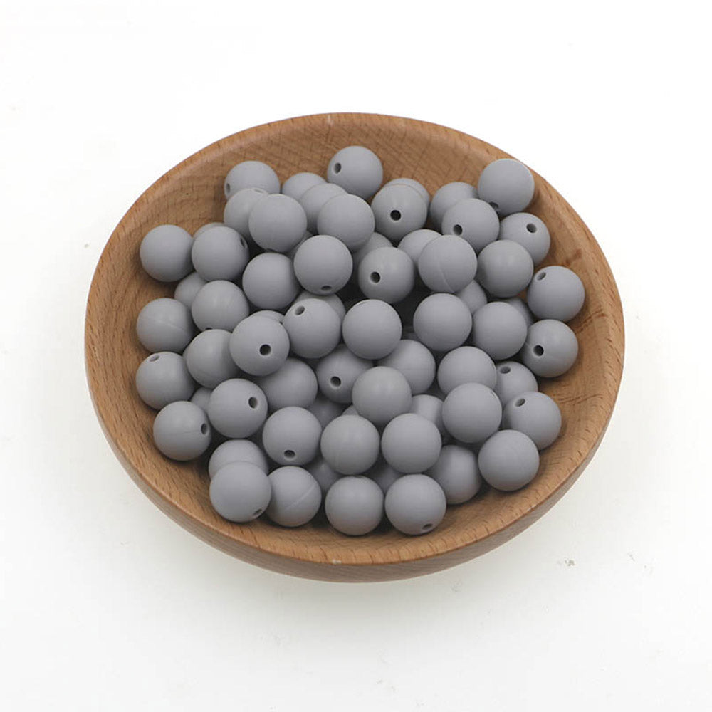 12mm Silicone Round Bead