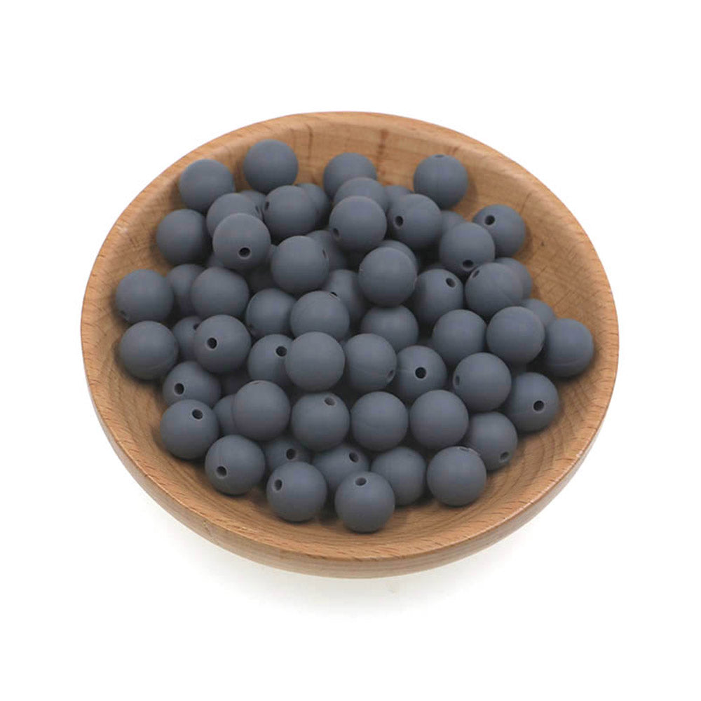 12mm Silicone Round Bead